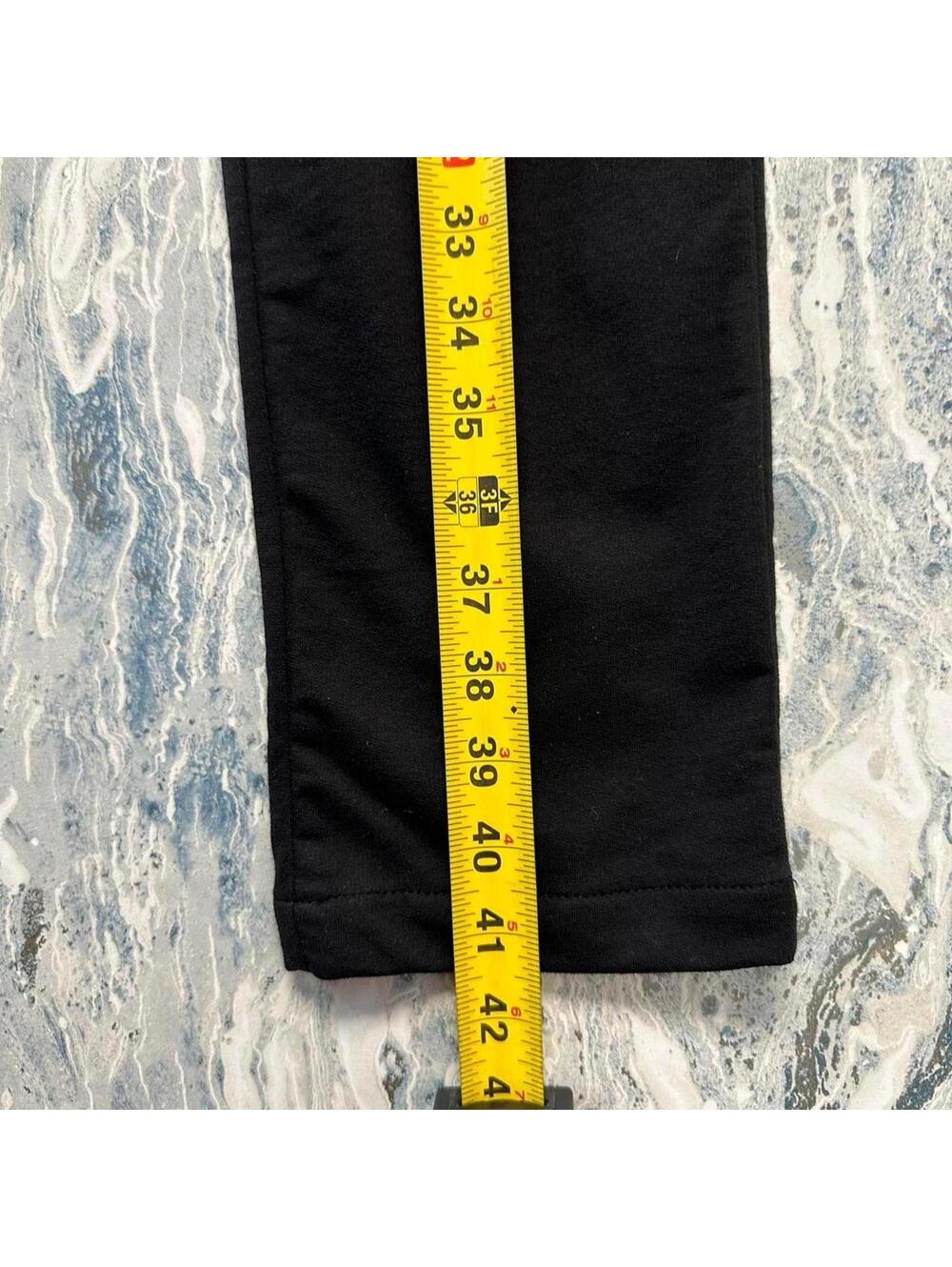 Minimalist boho casual black sweatpants (XL) - Picture 5 of 7